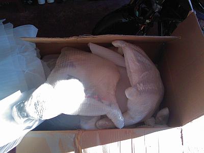 My new Auctmarts aftermarket fairing for Suzuki Hayabusa GEN II. Good_packed